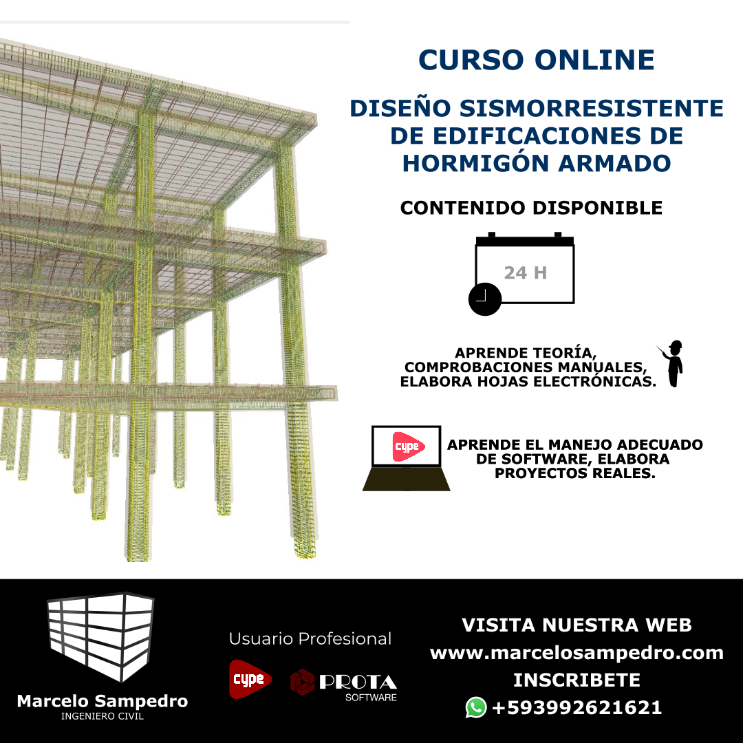 El título dice: Construye tu casa con nosotros, somos especialistas en diseño sismoresistente. Describe que se ofrece servicios de Evaluación Estructural, con una imagen de un proyecto realizado en Baños. Contiene el número de contacto 0992621621, y la dirección Riobamba, Monseñor Alberto Ordoñez y Edelberto Bonilla Oleas para agendar una cita.